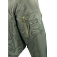 thumbnail image 4 of Propper Mens MA-1 Flight Jacket-Sage Green-XL, 4 of 6