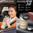 thumbnail image 5 of Modern 30oz Handheld Travel Tumbler with Handle – Double Wall Stainless Steel Insulated Cup, Flip Straw Lid, Leak-Proof & BPA-Free for Hot and Cold Drinks – Durable Coffee & Juice Mug White, 5 of 7