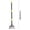 B, variant on Leodye 1PCS Garden Flat Shovel Heavy Duty Metal Scraper with Long Handle for Garden Cleaning and Maintenance -59.45 IN