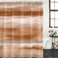 thumbnail image 2 of Brown Grey Bathroom Shower Curtains with 12 Hooks Polyester Waterproof Shower Curtain for Stalls and Bathtubs Abstract Art Oil Painting Blue Ombre Decorative Bathroom Privacy Curtain 36x72 Inches, 2 of 9