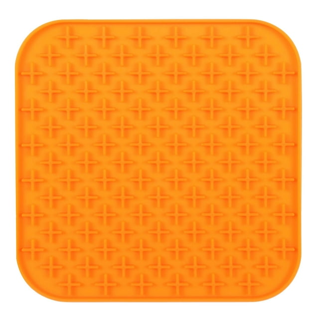 TIMIFIS Cat Pet Supplies Pet Napperon Tapis d'Alimentation Lente Ventouse Licking Tapis Automne/hiver