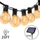 thumbnail image 2 of Luces de cadena al aire libre 25 LED G40 Bombillas de vidrio de globo Lámpara decorativa colgante impermeable para patio Patio trasero Balcón tholdsy HA000281-00B, 2 of 4