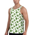 thumbnail image 2 of Fuzoiu St. Patrick's day Men's Workout Tank Tops,Sleeveless Gym Shirt Quick Dry,Fitness Bodybuilding T-Shirt,Muscle Athletic Workout Tee-Large, 2 of 7