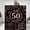 50th, variant on LHSHID 80th Birthday Gifts for Women Happy 80th Birthday Gift Ideas 80 Year Old Gifts for Grandma Nana Wife Mom Flannel Fleece Soft Throw Blanket for Bed Sofa 60"x80"