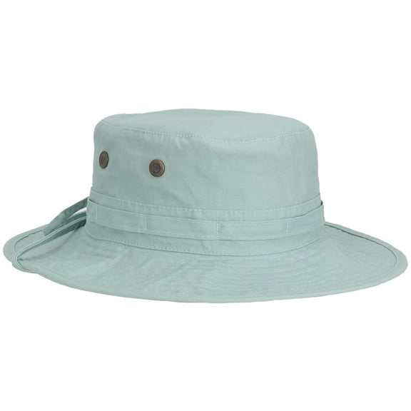 Panama Jack Women's Bucket Hat - Palm Print Underbrim, Packable, Adjustable, UPF (SPF) 50 UVA/UVB Sun Protection, 3" Brim (Aqua)