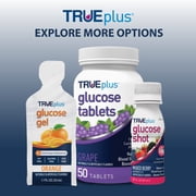 TRUEplus Glucose Gel Pouch, 15g Fast-Acting Carbohydrates, Fruit Punch Flavor, 6 Pack