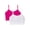 DOT/FUCHSIA, variant on Wonder Nation Girls' Seamless Brami Recycled Bra, 2-Pack, Sizes XS-2XL