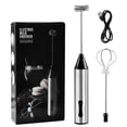 thumbnail image 1 of Jinsinto Electric milk frother, coffee frother, rechargeable, drink mixer, hand frother, blender, kitchen helper, hand blender, electric mixer., 1 of 5