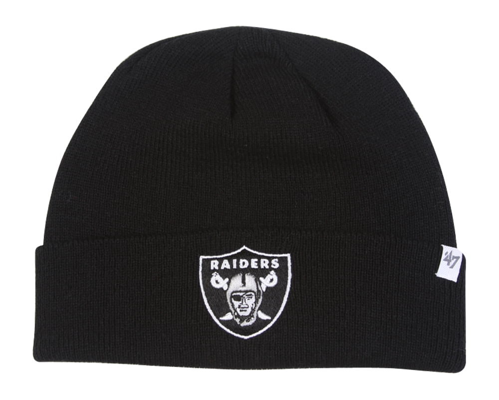 NFL '47 Raised Cuff Knit Beanie Oakland Raiders by
