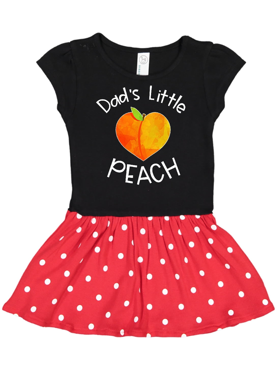 peach infant dress