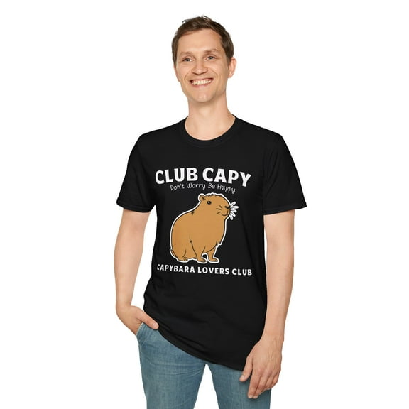 Capybara Lover, Gildan Unisex Softstyle T-Shirt, Graphic Tee, S-3XL