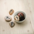 thumbnail image 3 of Fun Express Cross Worry Stones - Stress Relief Stones for Mindfulness & Relaxation - Decorative Cross Design for Home Decor Weddings Bridal Showers Receptions & Special Occasions - 12 Pieces, 3 of 3