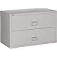 thumbnail image 3 of PHOENIX SAFE Lateral 44 inch 2-Drawer Fireproof File Cabinet with Key Lock, Water Seal, Light Gray, LAT2W44LG, 3 of 4