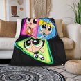 thumbnail image 2 of Manta de franela polar de Las Chicas Superpoderosas, manta acogedora para aire acondicionado, manta de felpa para dormitorio, sala de estar, sofá y coche, 2 of 8