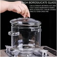 thumbnail image 5 of Glass Cooking Pot - Glass Saucepan Heat-Resistant Borosilicate Glass Handmade Cookware Set stovetop Pot - Safe for Pasta Noodle, Soup, Milk, Tea,salad, 5 of 8