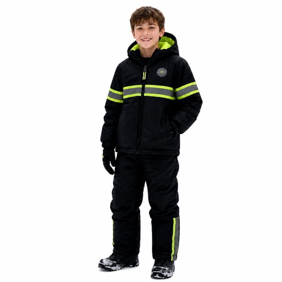 Bass Creek Outfitters Boys 2T-20 High Visibility 2-Piece Snowsuit