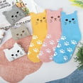 thumbnail image 3 of Loritta 6 Pairs Womens Crew Socks Cute Dog Cat Novelty Animal Cartoon Girl Socks Cotton Gifts, Size 5-9, 3 of 6