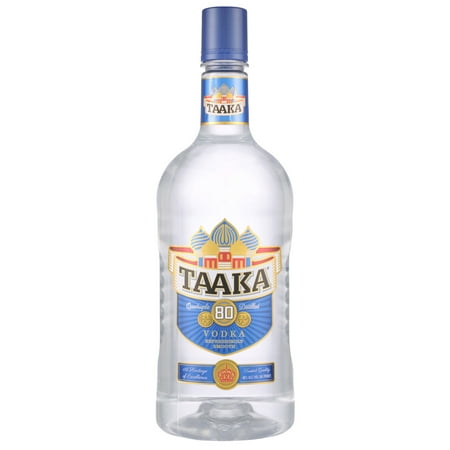 Taaka Vodka, 1.75l Plastic Bottle 80 Proof