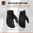 thumbnail image 5 of Daniel Smart Motorcycle Leather Gloves – Aniline Goat Leather Motorcycle Gloves with Knuckle Protection and Gel Palm, 5 of 6