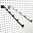 thumbnail image 1 of Panneau Perforé 14 L 6 Boules Cascade Crochet Noir 2 Pack, 1 of 1