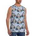 thumbnail image 2 of Balery Police Car Camisetas sin mangas para hombre, absorbe la humedad y protege contra el mal olor.-Medium, 2 of 7