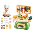 thumbnail image 2 of TIMIFIS Children Kitchen Children's Home Toys Tableware Kitchen Simulation Cooking Puzzle Early Education Boys and Girls Cooking Dining Table Education, 2 of 6