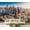 Color2, variant on Peel and Stick Wallpaper Aerial view Downtown LA sunset Modern Art Wall Mural Decor Self Adhesive and Removable 69in x 98in