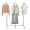 Silver, variant on 6-Arm Structure Garment Display Rack, Floor Standing Metal Garment Rack with 6 Wheels, Adjustable Height Heavy Duty Retail Display Racks for Commercial Home, 165.35lbs Total Load Bearing
