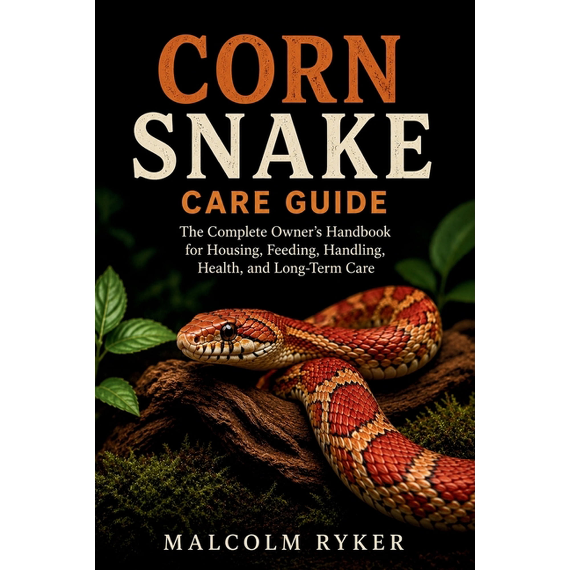 Corn Snake Care Guide: The Complete Owner's Handbook for Housing, Feeding, Handling, Health, and Long-Term Care, (Paperback)