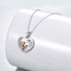 thumbnail image 5 of Plata Corazón Collar Pulsera Pendientes Girly Caballo Collar Pulsera Pendientes Girly Joyería Collar Pulsera Pendientes, 5 of 6