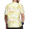 thumbnail image 2 of Rocae Lemon Potatoes for Men's Mesh Quick-Dry Short Sleeve Workout T-Shirt,Mens Crew Neck Tee Lightweight Soft Classic T Shirts Large, 2 of 9