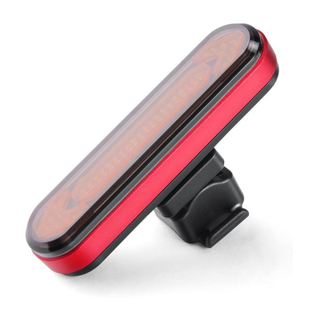 Hi.FANCY Turn Signal Light 100lm Remote Control Bicycle Taillight IPX4 Waterproof Rechargeable Bike Warning Light, Red