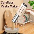 thumbnail image 4 of Handheld Electric Noodle Maker 5 in 1 Wireless Noodle Maker with Battery Level Display Automatic Noo, 4 of 5