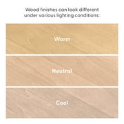 Plank+Beam 56 طاولة وحدة التحكم الحديثة، طاولة مدخل ضيقة من الخشب الصلب، شقراء
