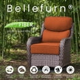 thumbnail image 3 of Bellefurn Outdoor Seat Cushions 22 X 24 X 6 inch for Patio Furniture,Outdoor Chair Cushions Outdoor Deep Seat Cushion with Water Resistant & Removable Cover Patio Cushions for Wicker Chair,Sofa,Couch, 3 of 12