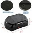 thumbnail image 2 of Mini Fitness Machine Vibration Platform, Electric Portable Full body Workout Equipment For Home Exercise with Remote Control, 2 of 13