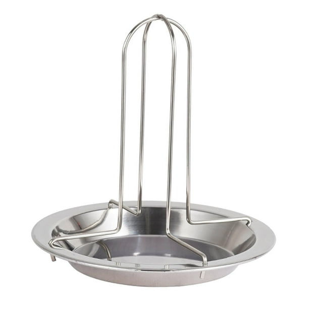 Estante Vertical para Pollo Sunnimix con Bandeja Sabor BBQ Acero Inoxidable 16,5x17 CM Color Plata
