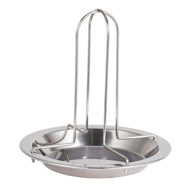 Estante Vertical para Pollo Sunnimix con Bandeja Sabor BBQ Acero Inoxidable 16,5x17 CM Color Plata