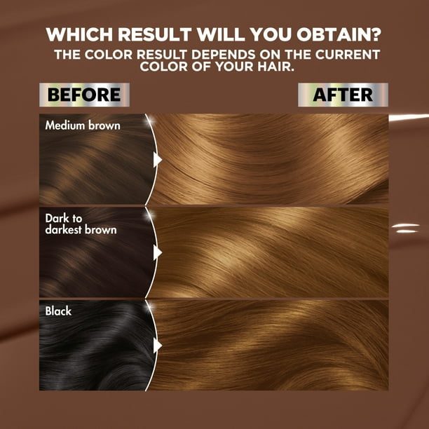 Garnier Nutrisse Nourishing Hair Color Creme, B3 Golden Brown Dye