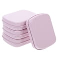 thumbnail image 1 of 4 latas pequeñas de metal con bisagras, rectangulares, vacías, con tapa, para joyería, dulces y manualidades, organizador portátil, color rosa, 1 of 7