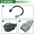 thumbnail image 4 of Unique Bargains Car Engine Ignition Knock Sensor Detonation Sensor for Hyundai Santa Fe 2001-2006 39250-37100 Black, 4 of 7