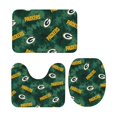 thumbnail image 4 of Juego de alfombras de baño de 3 piezas del equipo Packers de GBP Alfombra antideslizante para baño de 24 x 16 pulgadas, 4 of 7