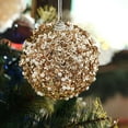 thumbnail image 5 of Christmas Tree Decorations,Christmas Balls,Sequins Foam Pendant Hanging Decor with Thanksgiving Party Decoration Wedding Ornaments,3.17in,Gold, 5 of 7
