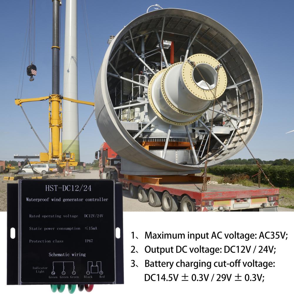 Buy Gecorid 2000W 12/24V Wind Turbine Charge Controller Wind Turbines