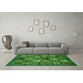 thumbnail image 3 of Ahgly Company Indoor Rectangle Oriental Green Modern Area Rugs, 8' x 12', 3 of 4