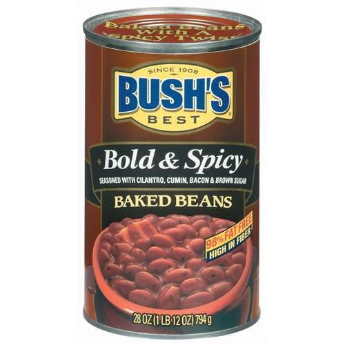 Bushs Best Baked Beans Bold & Spicy 28 Oz