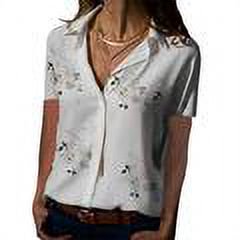 Blusas de mujer 2023 de talla grande 5XL blusa con cuello vuelto camisa Casual Tops ropa de trabajo elegante camisas de gasa ropa de mujer Tops Tan Jianjun unisex