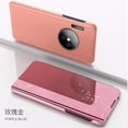 thumbnail image 1 of For Huawei P30 Lite P30 Pro Case Clear View Mirror Phone Case For Huawei Mate 30 Pro Lite Flip Magnetic Leather Stand Back Cover rose gold For P30 Pro, 1 of 6