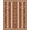 Red Rust Cream, Pattern 12, variant on ODIKA 8'x10' Washable Area Rug Non-Slip Chair-Friendly Mat Medallion With Floral Scroll And Border Boho Vintage Inspired Playful Expressive for Dining Room, Large Office, Lounge