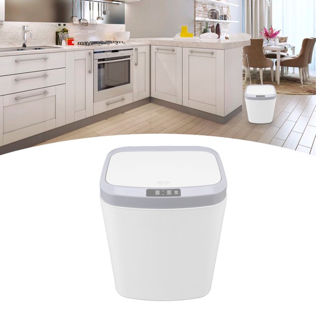 Smart Sensor Trash Can,Automatic Trash Can Household Trash Can Smart Garbage Bin Breakthrough Technology